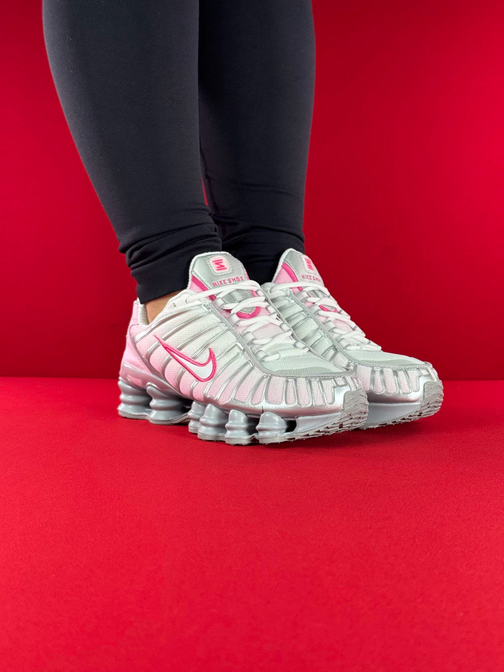 NIKE 12 MOLAS TL CINZA ROSA
