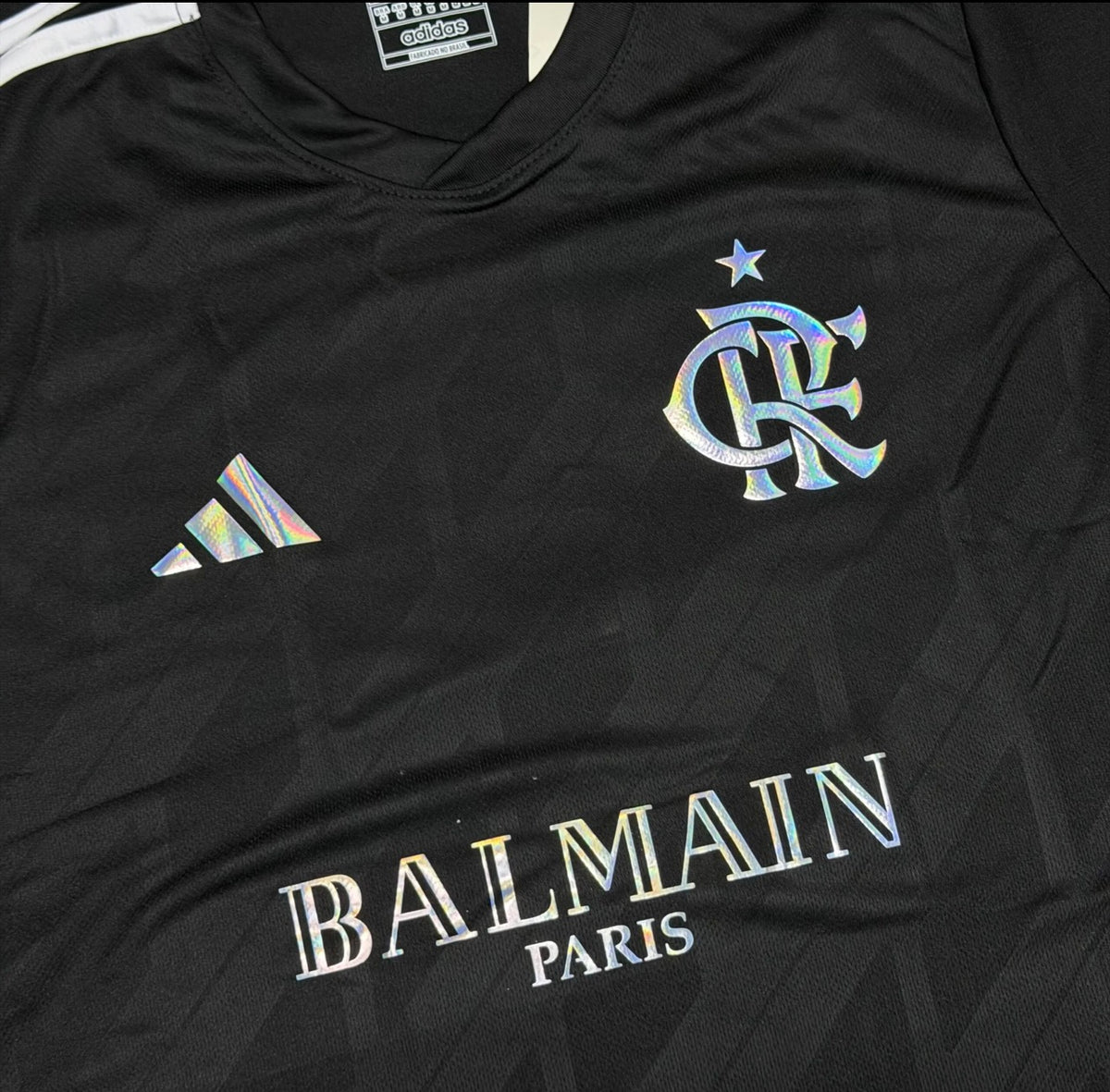 Camisa Flamengo Preta Balmain
