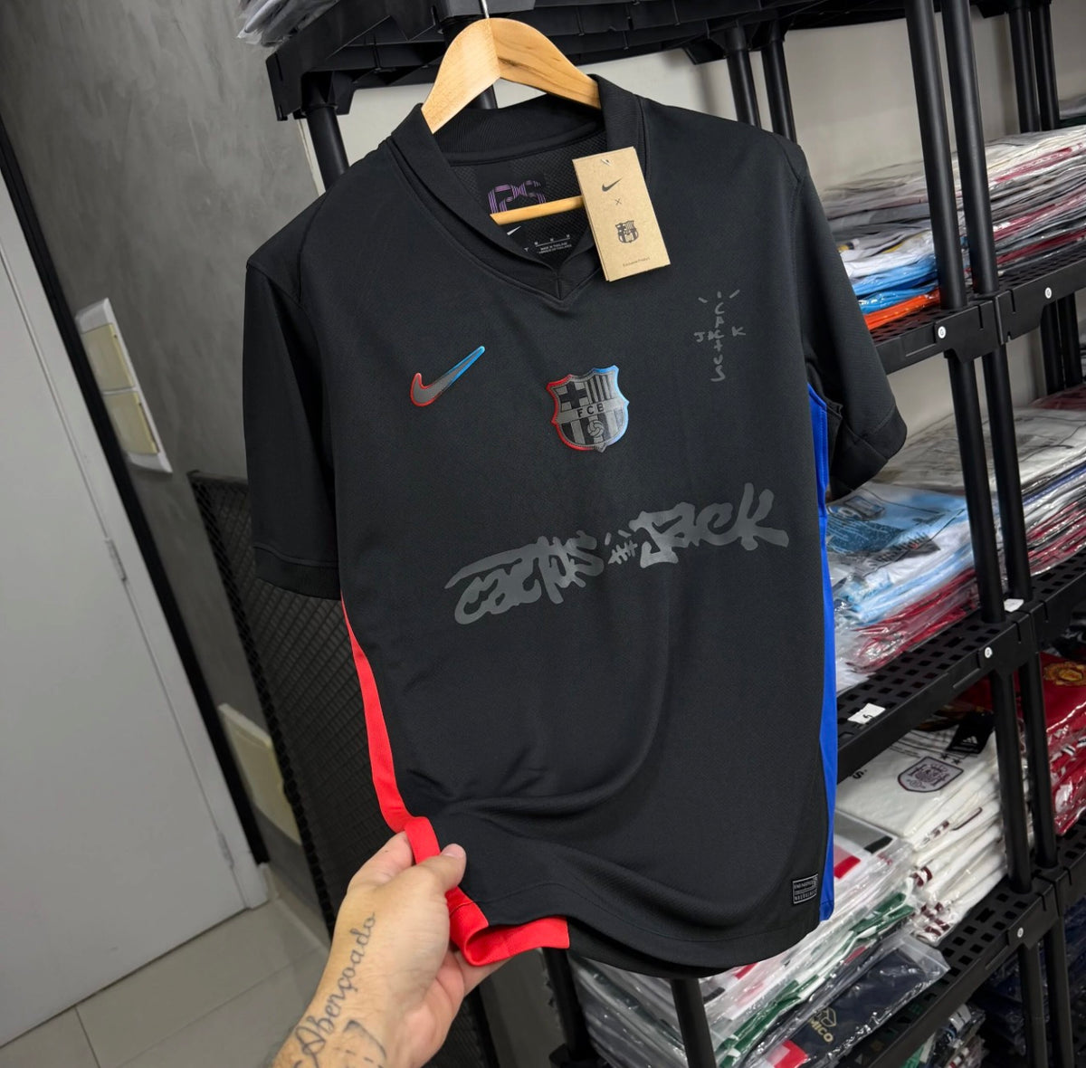 Camisa Barcelona Cactus Jack (Torcedor)