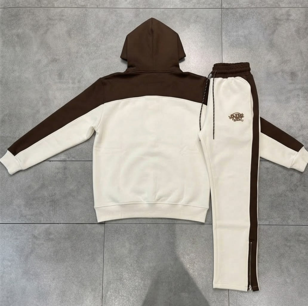 Conjunto Syna World (Marrom, Branco)