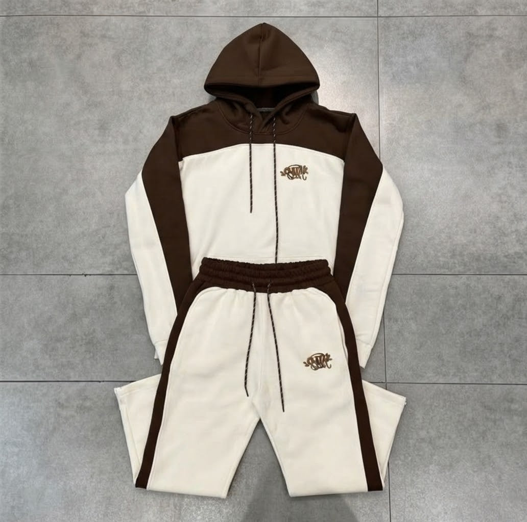 Conjunto Syna World (Marrom, Branco)
