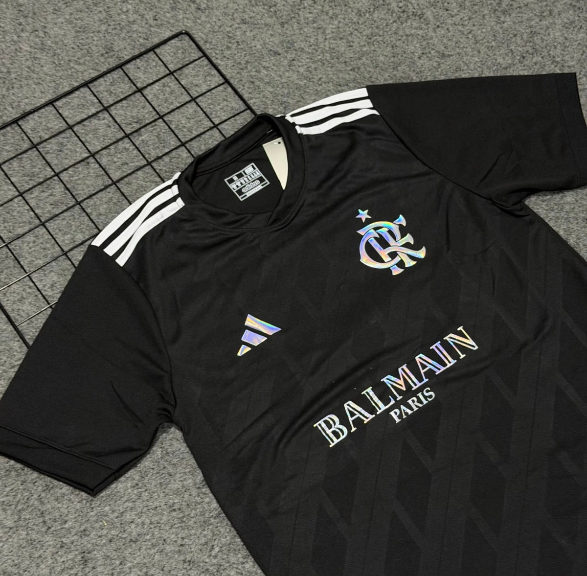 Camisa Flamengo Preta Balmain