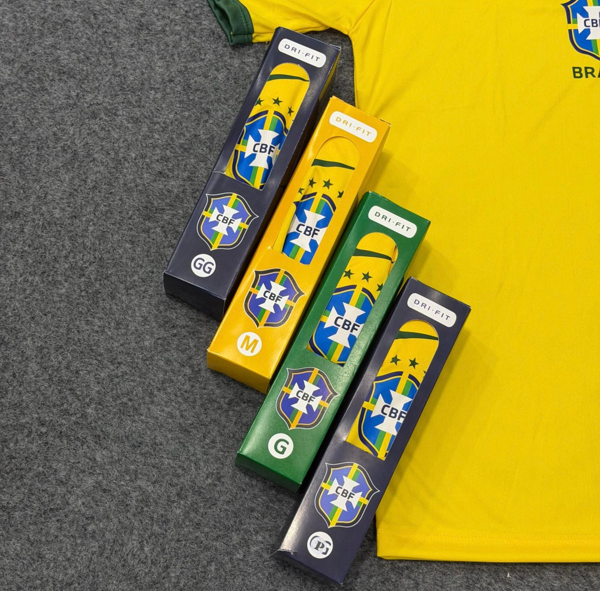 Camisa Seleção Brasileira Dri-fit (Amarela na Caixinha)