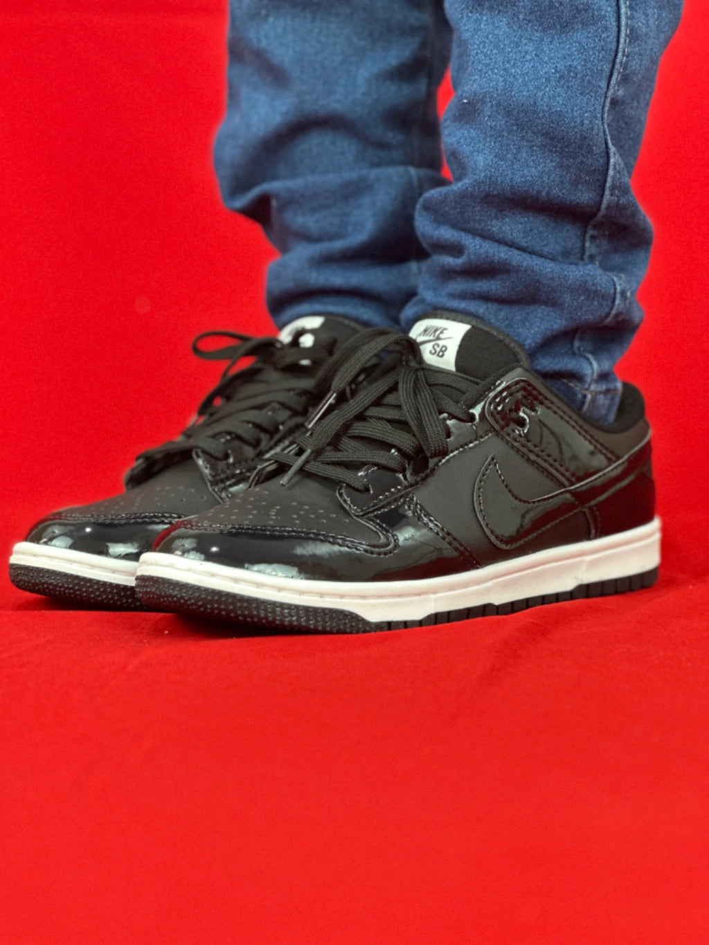 NIKE DUNK LOW PRETO BRILHANTE
